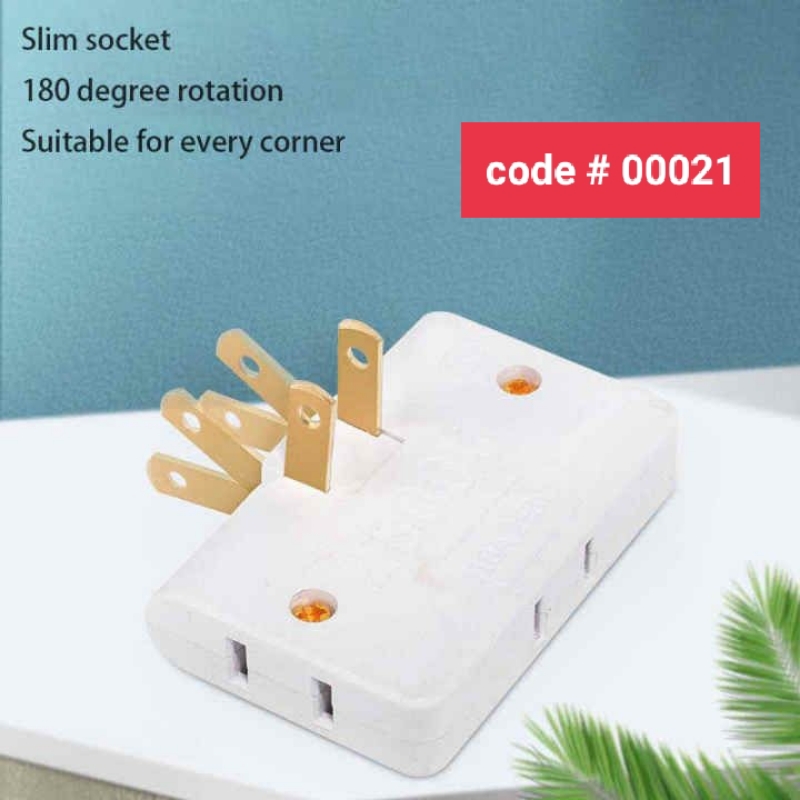 Ultra Thin 3 In 1 Socket Foldable Pin