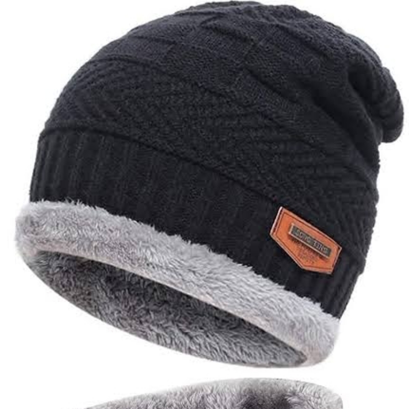 Neck Warmer With Winter Hat