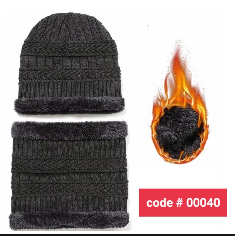 Neck Warmer With Winter Hat