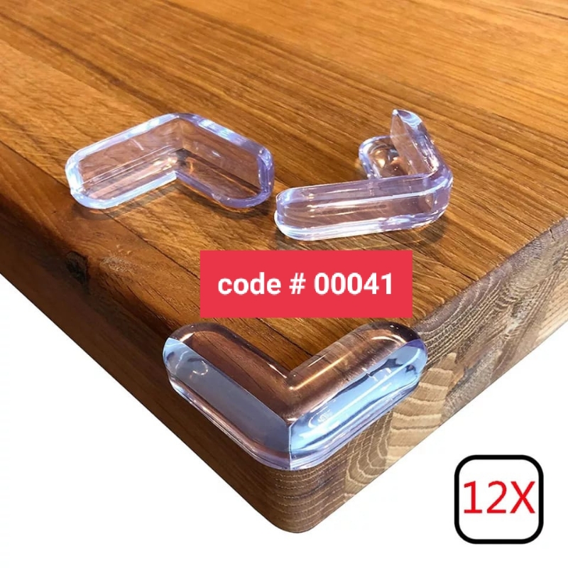 Transparent Anti Collision Angle Child Safety 4Pcs Set