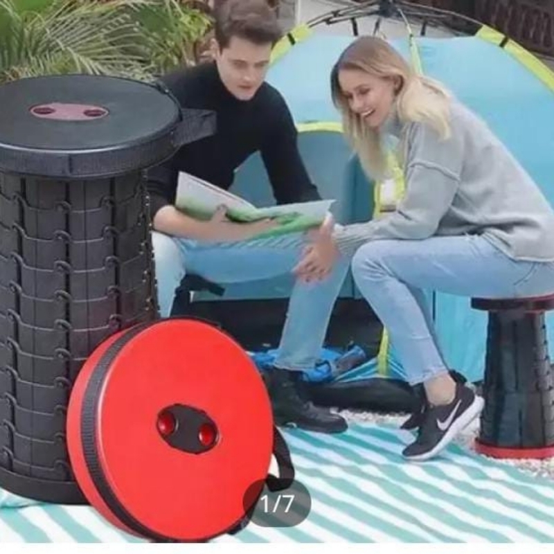 Portable Outdoor Telescopic Collapsible Stool