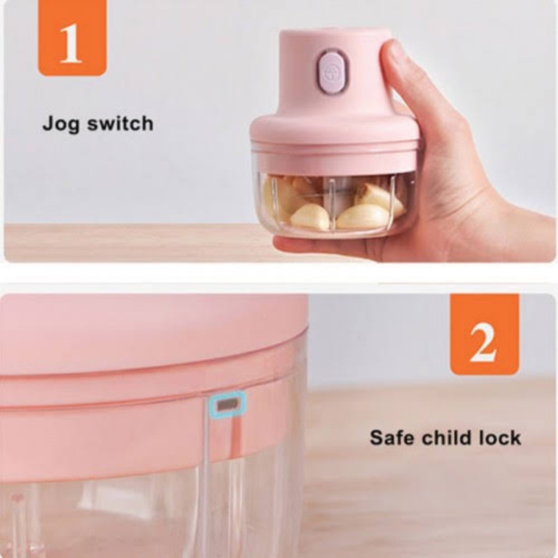 Chopper Rechargeable Double Bowl