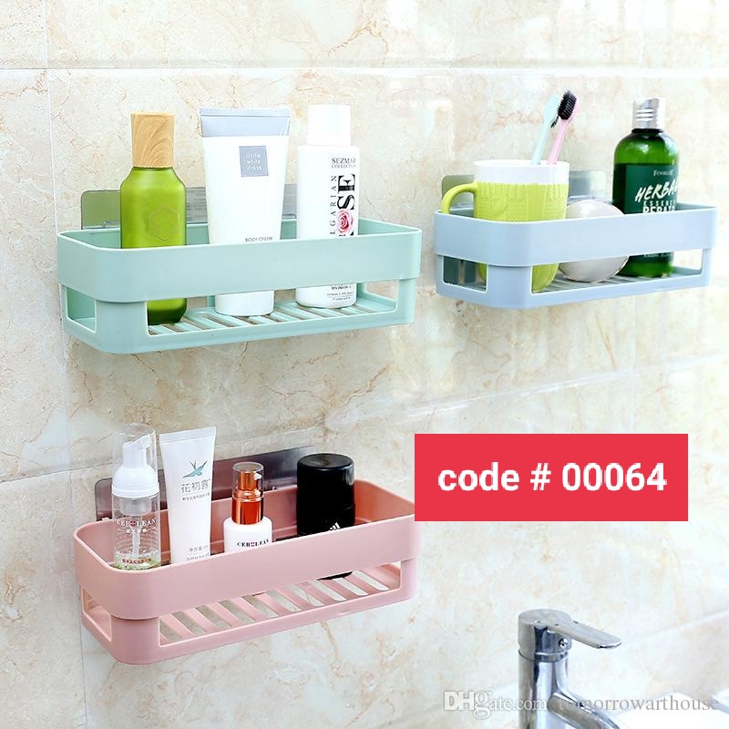 Bathroom Shelf or Storage Reck With Stick Tape