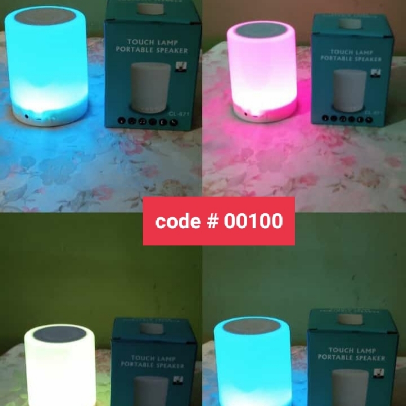 Portable Smart Bluetooth Speaker And Touch Pad Light