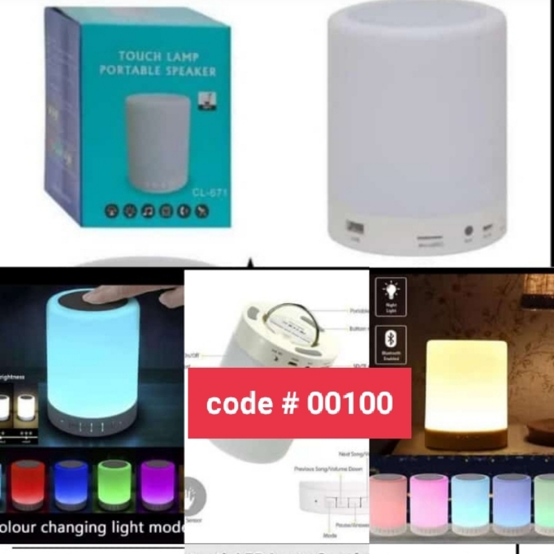 Portable Smart Bluetooth Speaker And Touch Pad Light