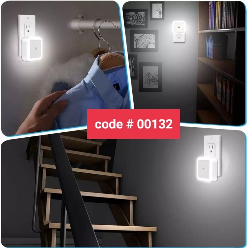 Wall Plugin Night Lamp Sensor
