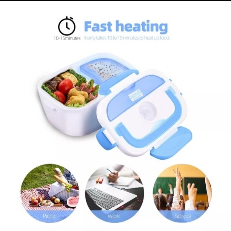 Portable Electric Heating Stainless Steel Lunch Box/ For Car, Office