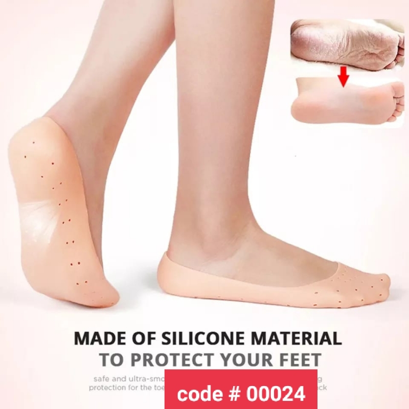 Silicone Insole Moisturizing Socks Heels Protector Anti Crack Full Size