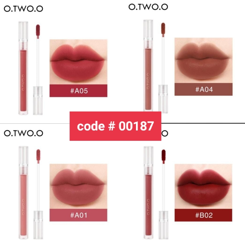 O.TWO.O Sweet Nothing Lip Glaze 9 Shades Available
