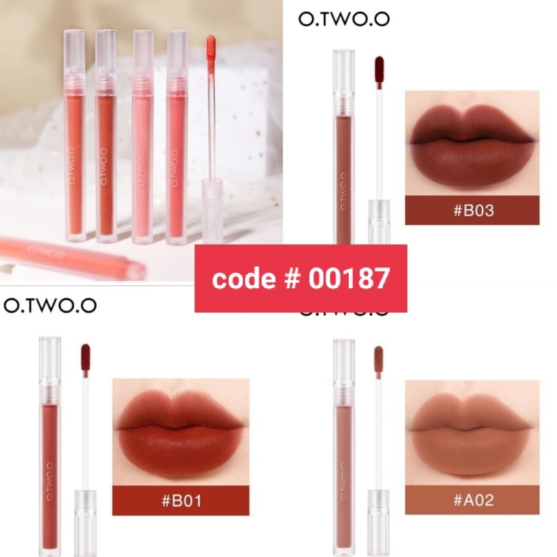 O.TWO.O Sweet Nothing Lip Glaze 9 Shades Available