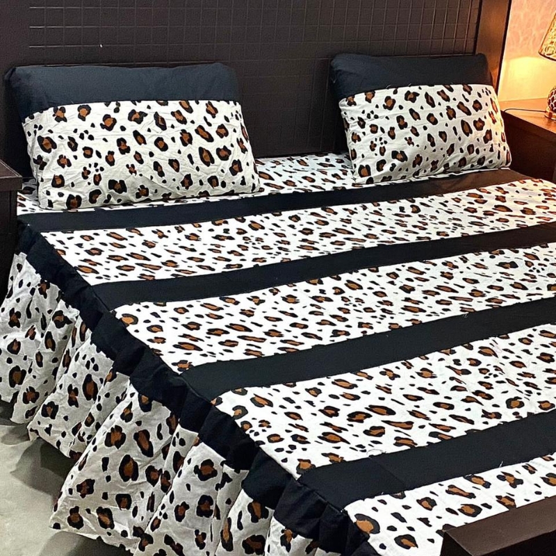 PATCHWORK FRILL BED SHEETS