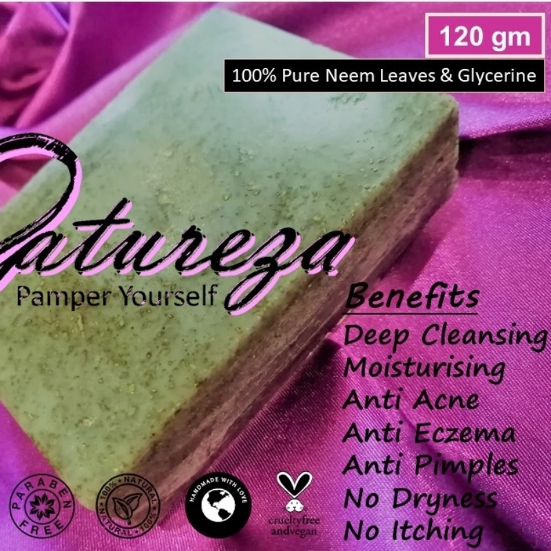 Neem soap 100% Natural handmade Organic herbal 120g