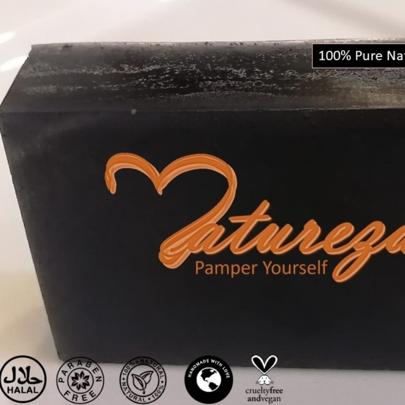 Charcoal soap 100% Natural Herbal Handmade Organic 120g