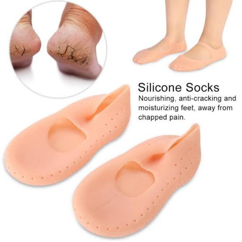 Anti Crack Foot Protector Silicone Socks