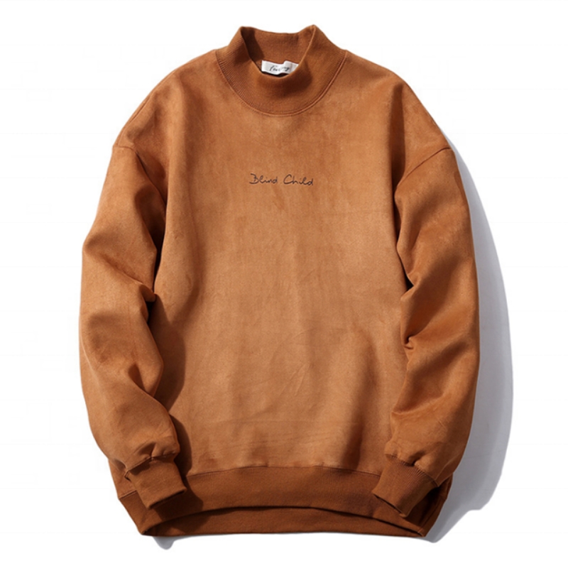 Velvety sweatshirt