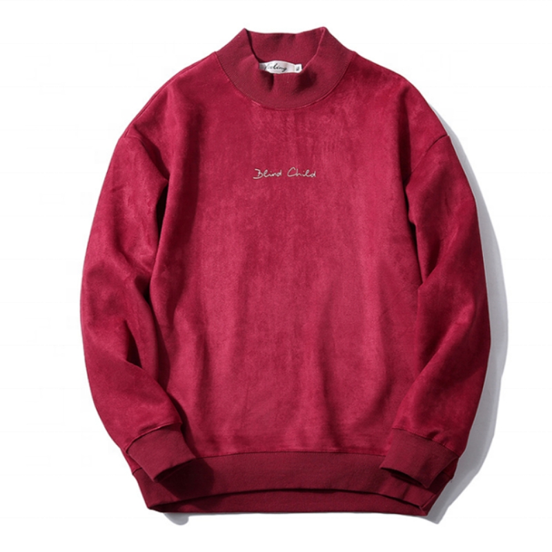 Velvety sweatshirt