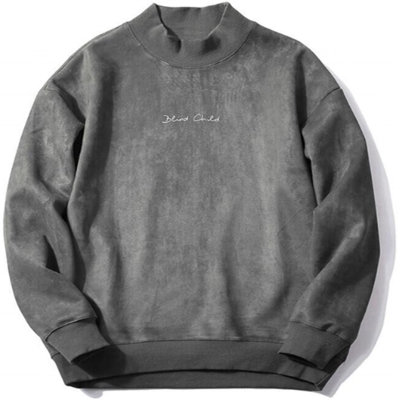 Velvety sweatshirt
