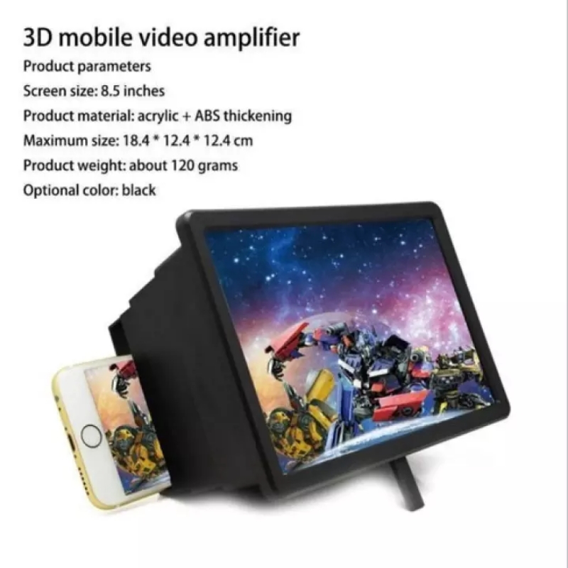 F2 - Mobile Phone 3D Screen Magnifier Enlarged Expander