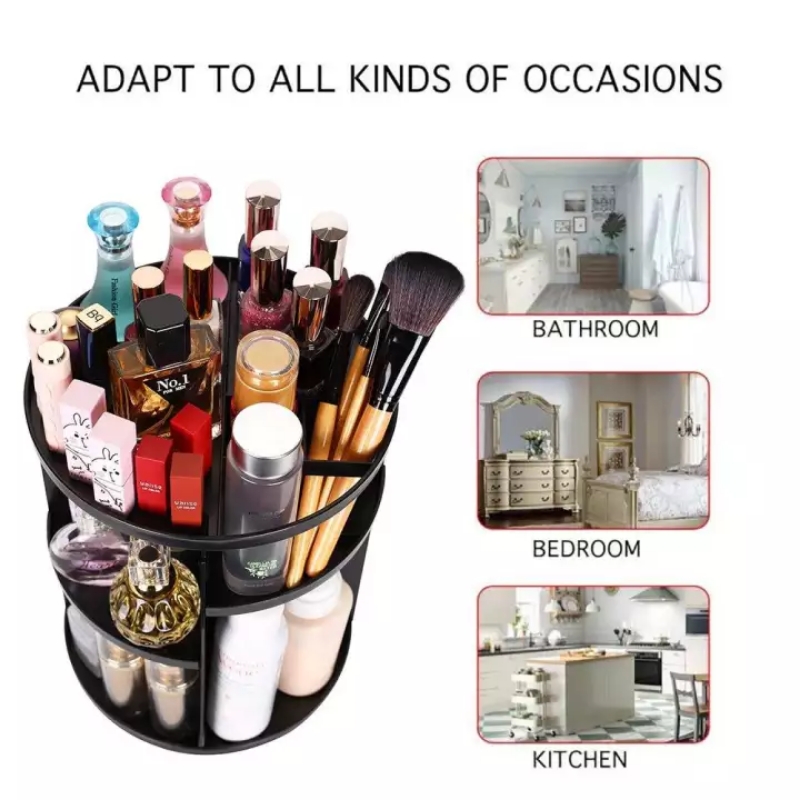 360 Degree Adjustable Rotating Cosmetic Storage Box