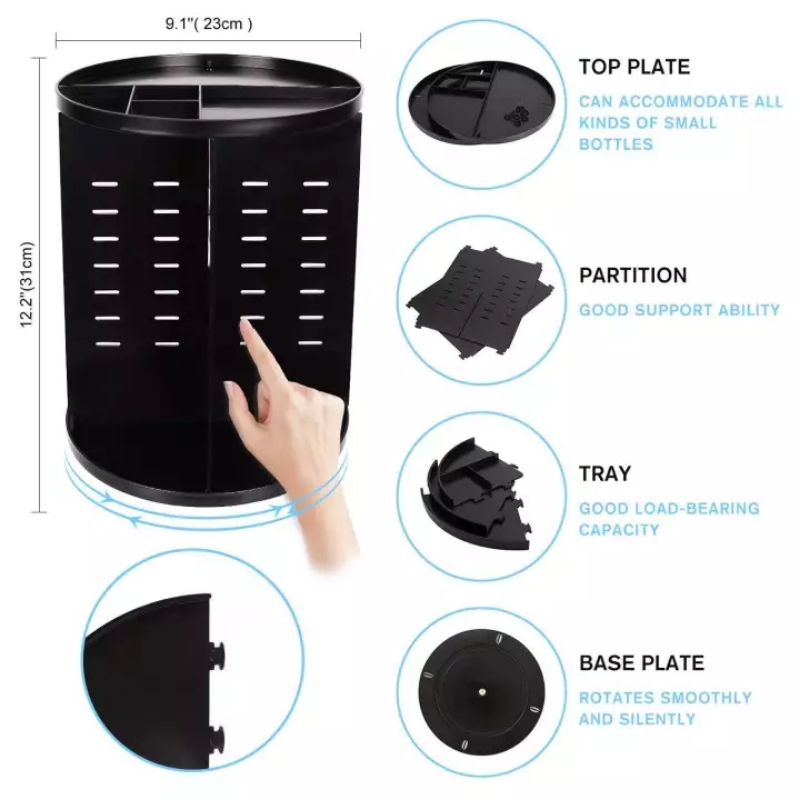 360 Degree Adjustable Rotating Cosmetic Storage Box
