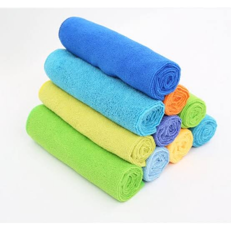 Microfiber Cleaning Towels imported Quality Pack of 12 pcs