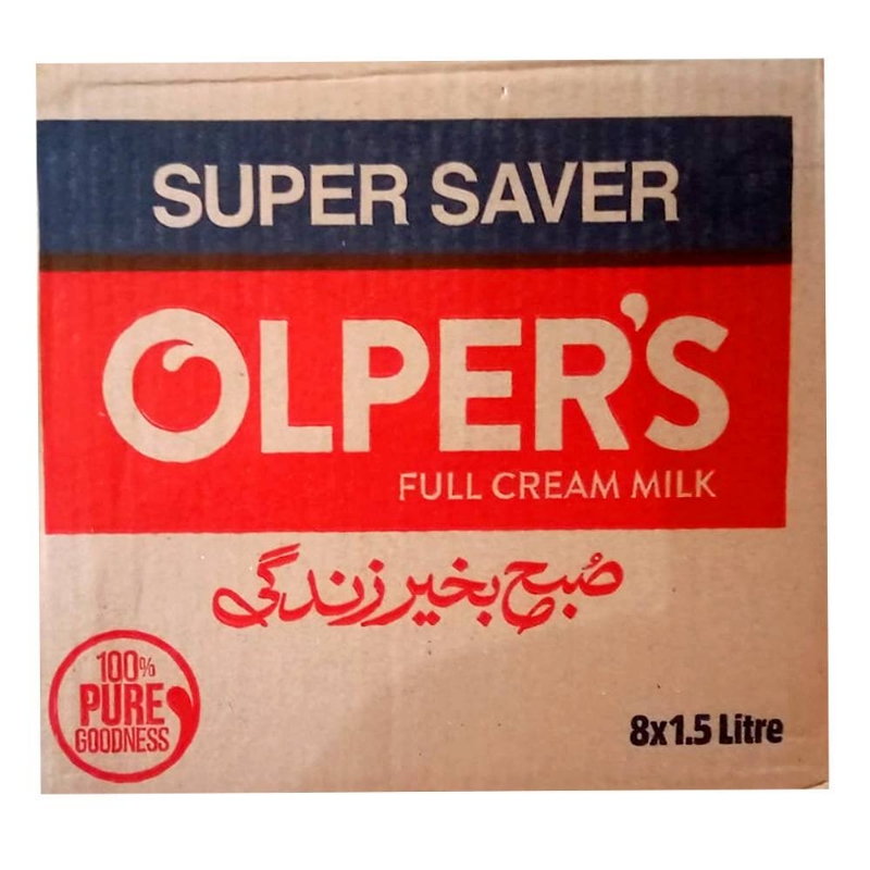 1.5LtrX8 Olpers Milk Carton