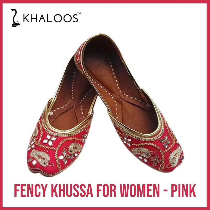 Fancy Khussa for girls & women -Pink