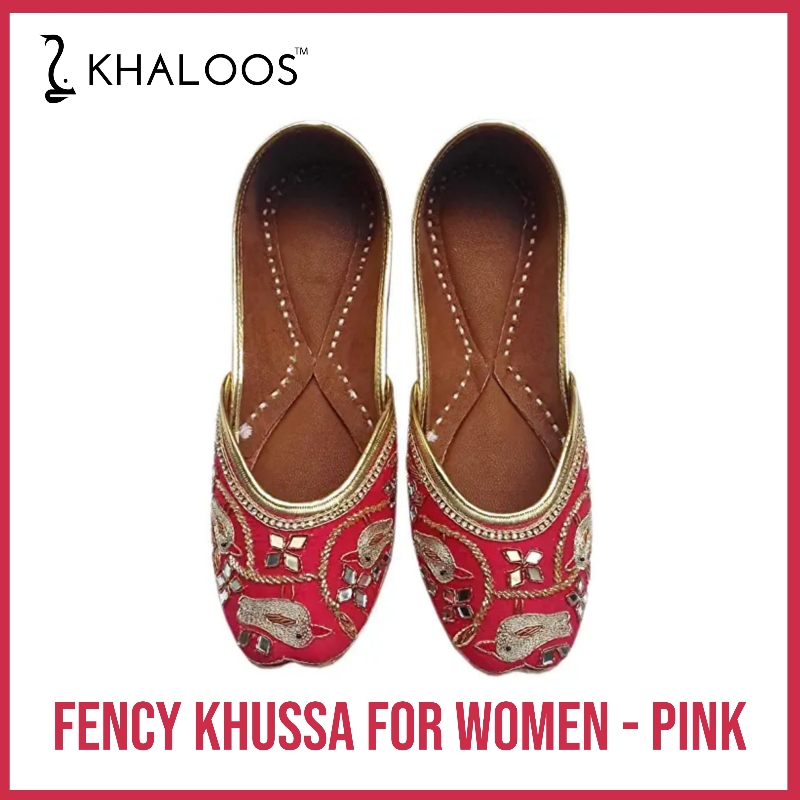 Fancy Khussa for girls & women -Pink
