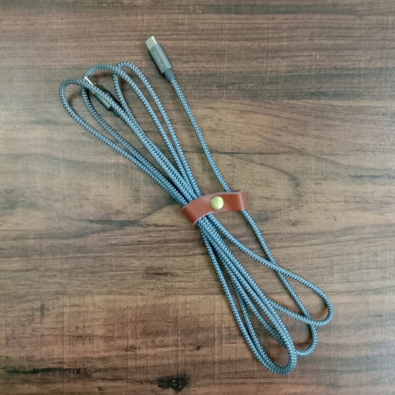 2 meter Leather Fast Charging / Data Cable (Type C)