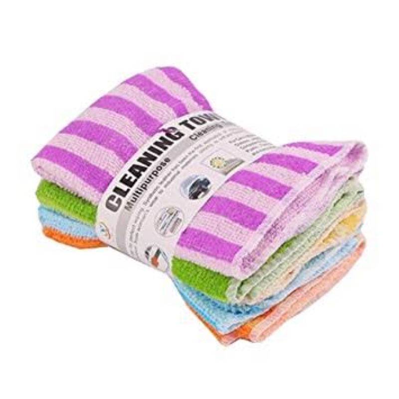 Multi purpose cleaning microfiber Towels imported Quality 6 pcs pack only