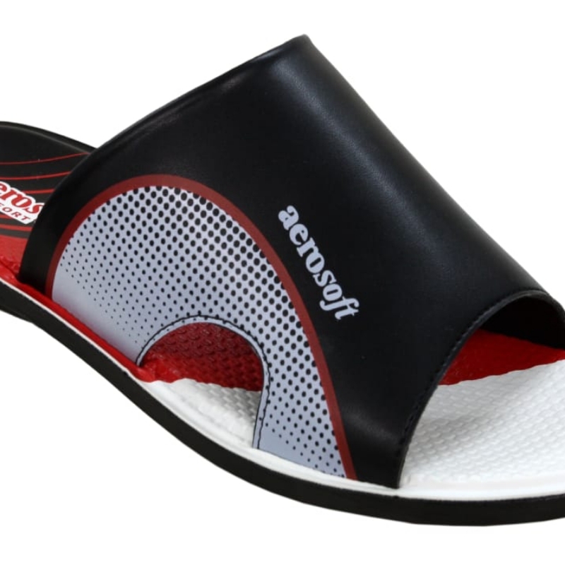 AeroSoft Men's Flat Slippers With Different Color & Design