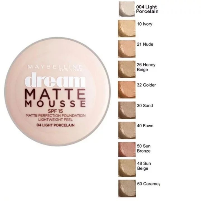 Maybelline Dream Matte Mousse Foundation