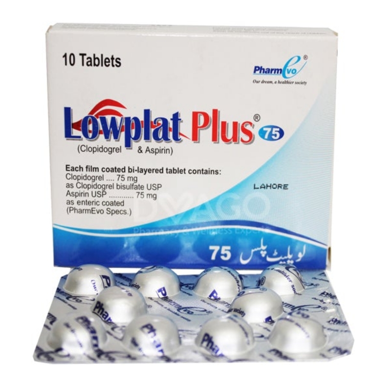 LOWPLAT TAB 75 MG 10'S