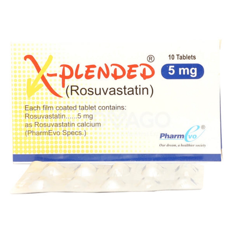 X-PLENDED TAB 5 MG 10'S