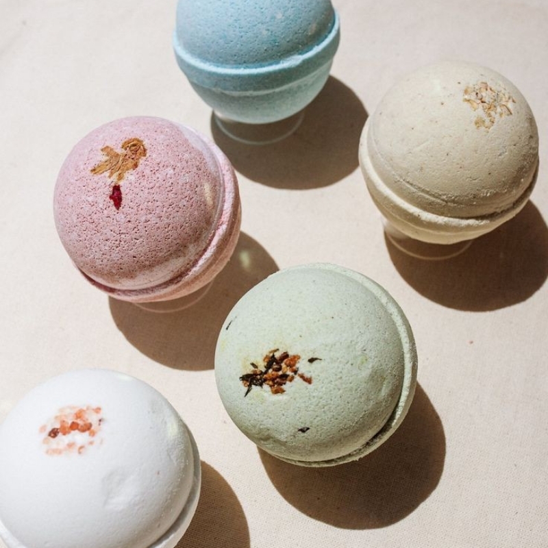 Pastel Bath Bombs Gift Box Set - Pack of  7