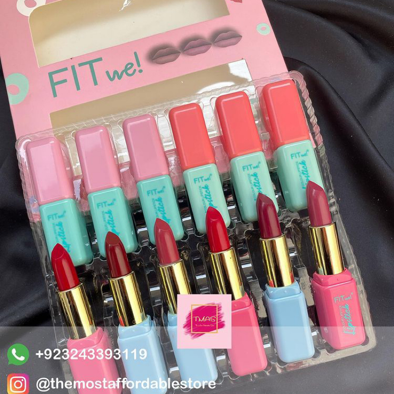 FIT ME Pack of 12 Bullet Lipsticks