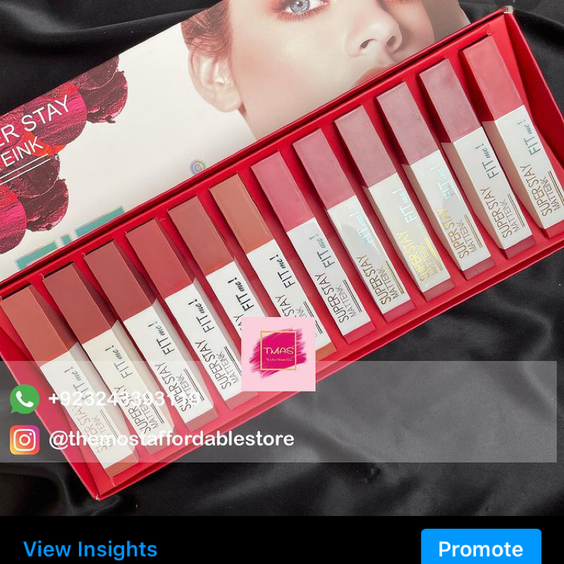 Fit me Super Stay Matte Ink lipglosses