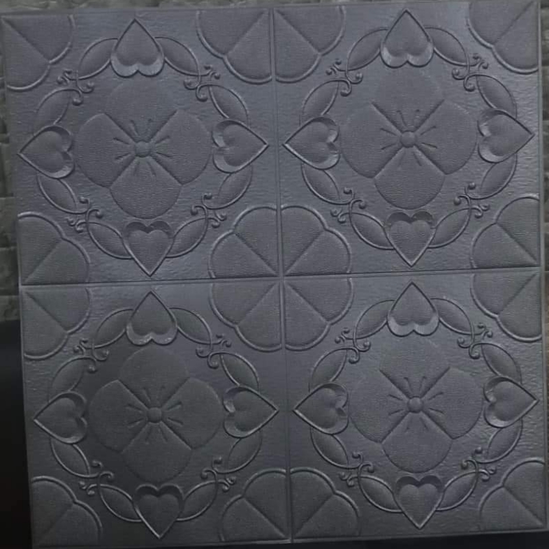 Foam sticker Silver Gray design
