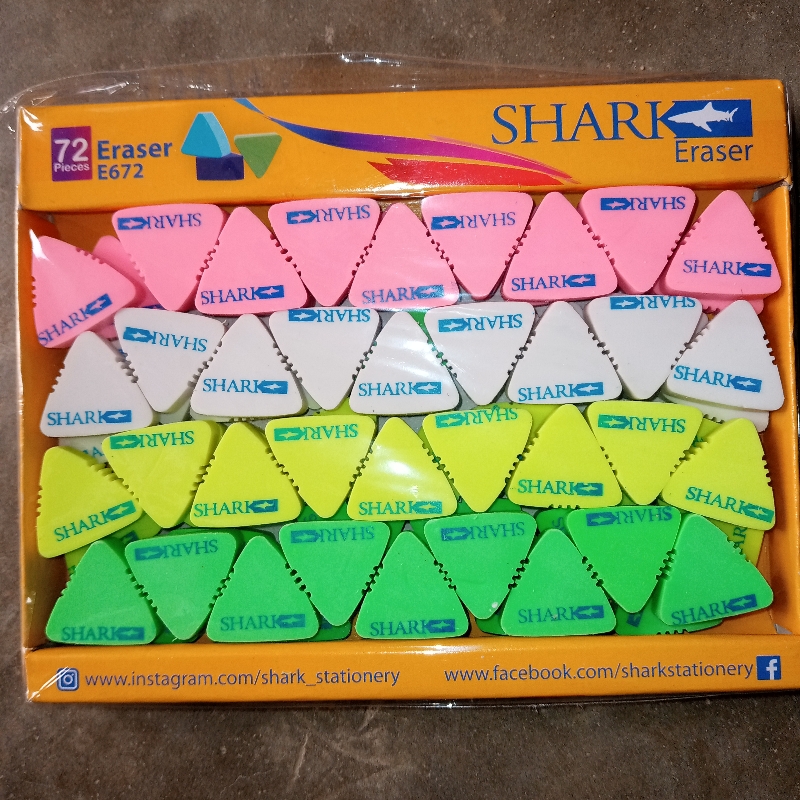 Pencil Eraser Multicolored