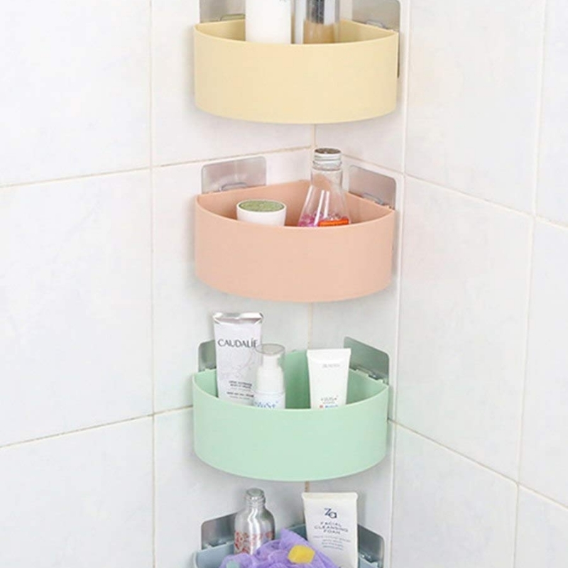 *Self-Adhesive Wall Shelf Basket (Heavy Qua