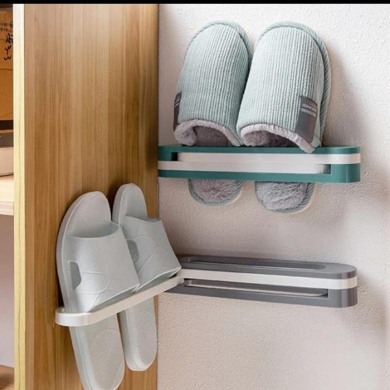 Wall Mounted Shoe Rack & Towel Stand