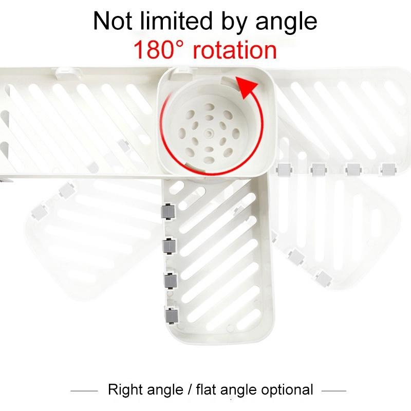 Bathroom Shampoo Shower Shelf Holder Kitchen Storage Rack Organizer Wall Mo