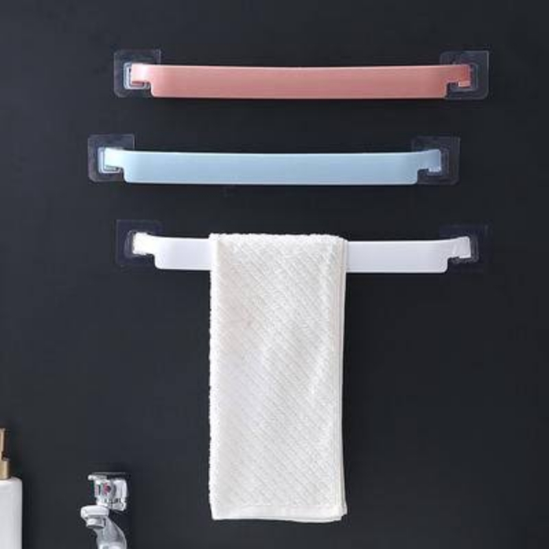 Japanese Style Self Adhesive Wall Mounted Towel Holder Towel Rack Towel Bar