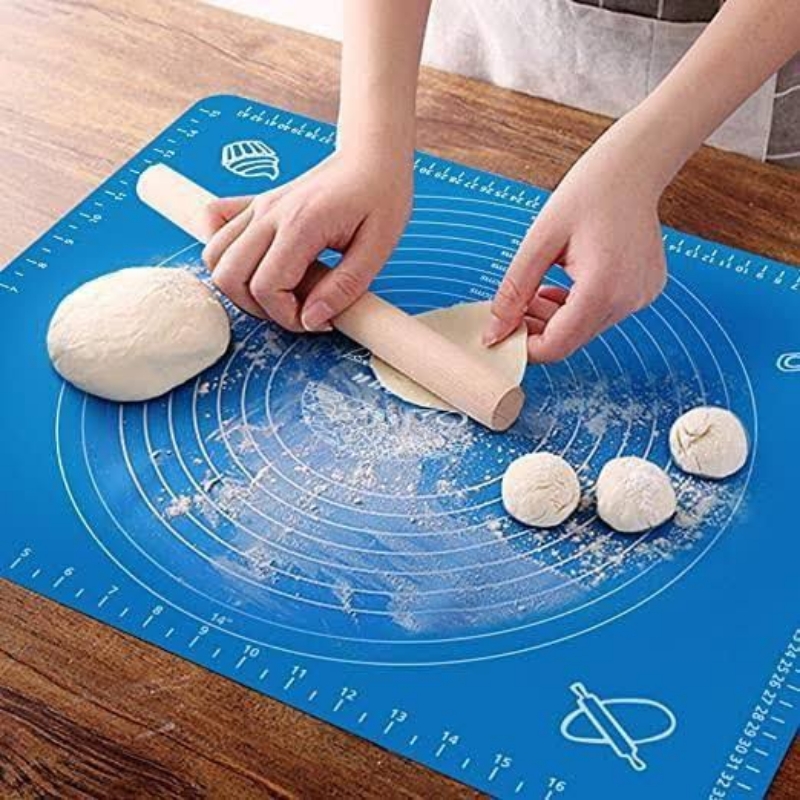 Non Slip Non Stick Thickening Flour Silicone Baking Mat 40cm x 50cm Kneadin