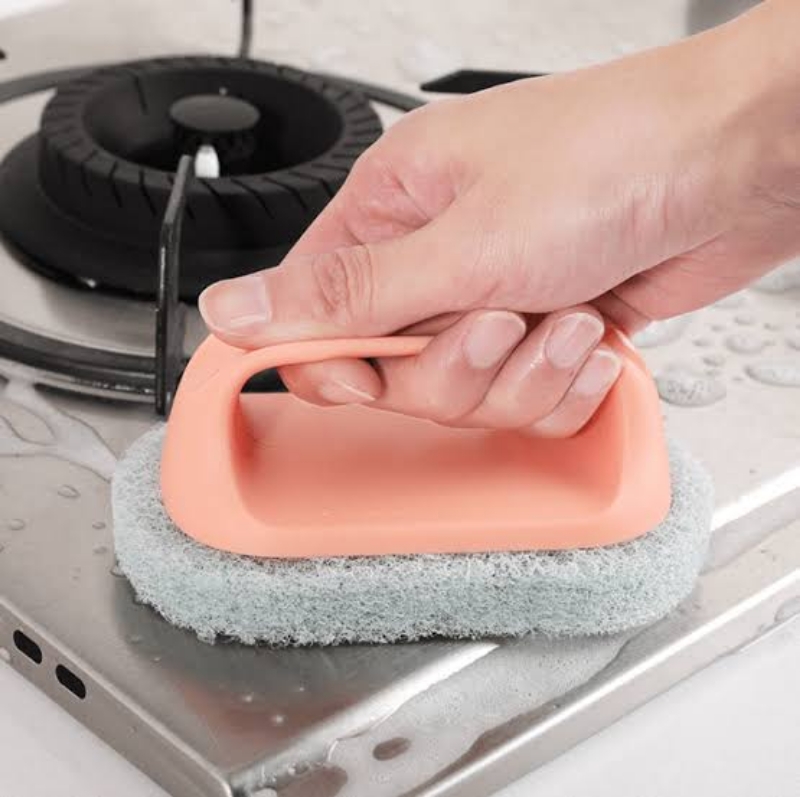 Multipurpose Sponge Brush With Handle