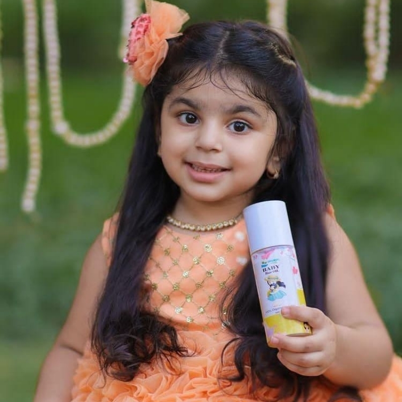 Baby hair oil