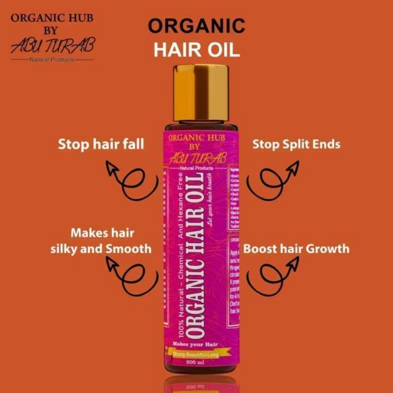 Organic hair oil