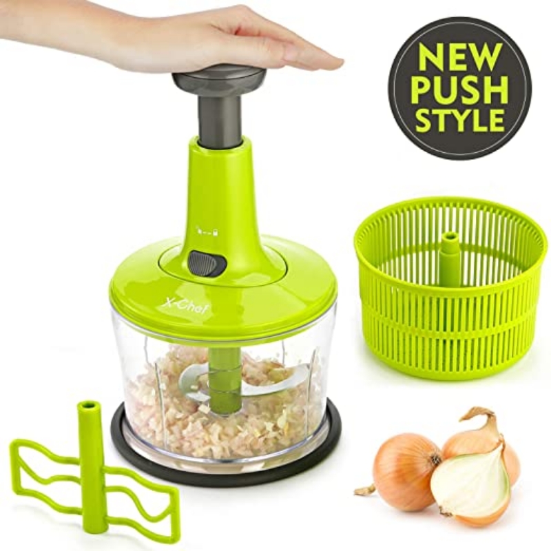 Push Chopper Mincer for Vegetables Meat Chopper