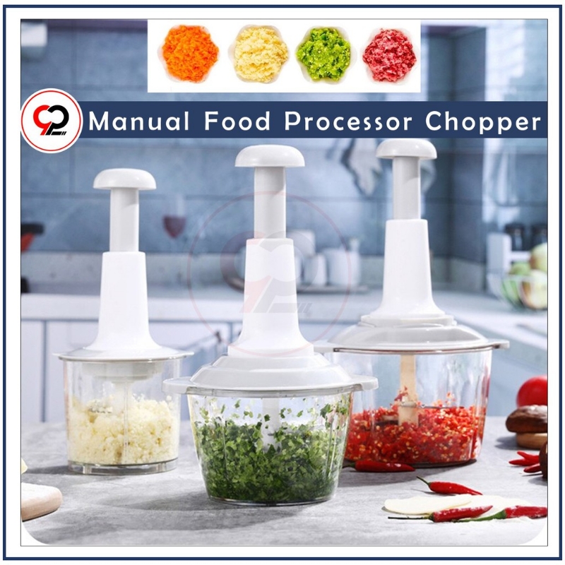 Manual Food Chopper for Meat Vegetables Fruits Spices Mesher Mixer Mincer f
