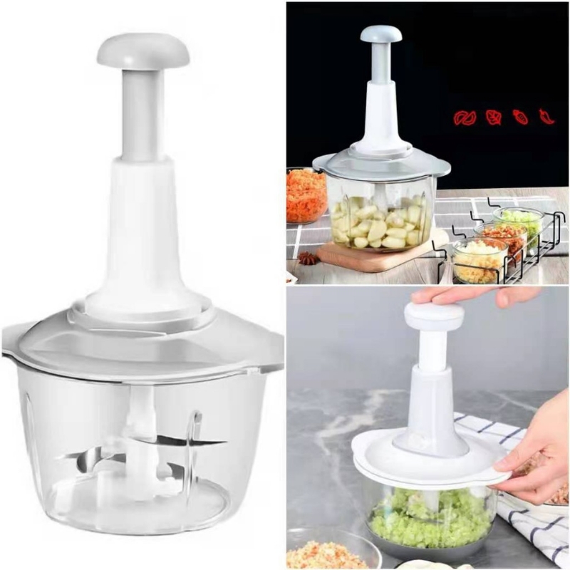 Manual Food Chopper for Meat Vegetables Fruits Spices Mesher Mixer Mincer f